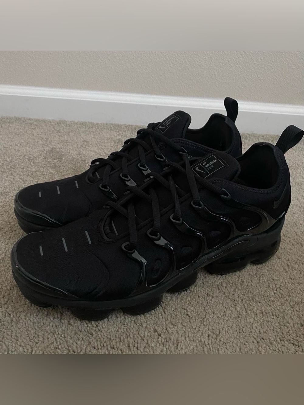 Black Nike Air VaporMax Plus All Sizes No Box 🔥